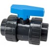 Plimex Guľový ventil 50 mm, lepenie, PVC-U EPDM Rozmer: Ø75