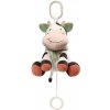 BABYONO Hračka hudobná na C-krúžku Cow Bingo 0m+
