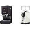 Gaggia New Classic E24 BC, black + Eureka Mignon Bravo, CR white