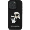 Karl Lagerfeld PU Saffiano Karl and Choupette pre iPhone 16 Pro Black (KLHCP16LSANKCPK)