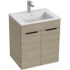 Kúpeľňová skrinka s umývadlom Jika Cube 55x43x62,2 cm jaseň H4536111765141