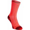 Bežecké ponožky X-Socks Trail Run Discover Crew - fluo red/namib red