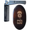 Štetec na bradu Angry Beard s prírodnými štetinami, viacfarebný