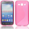PUZDRO SAMSUNG S7272 GALAXY ACE 3 SILICON VZOR S RUŽOVE