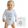 Body s potlačou New Baby Môj dedo je jednotka - darčekové balenie - 62 (3-6m)