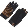 Cyklistické rukavice Oakley Drop In MTB Glove 2.0 Blackout/Soft Orange XL