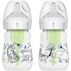 DR.BROWN'S Fľaša dojčenská Anti-colic Wide Neck Džungľa 150ml, 2ks (WB52014)