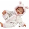 Llorens 63312 LITTLE BABY - realistická bábika bábätko s mäkkým látkovým telom - 32 cm