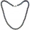 Perlový náhrdelník 7,5 AAA tmavý