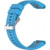 eses Silikónový remienok pre Garmin - Modrý, QuickFit 26 mm