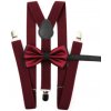 Set motýlik a traky Miranda M234 Bordo