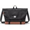 Herschel Supply Cove Messenger Black/Saddle Brown