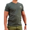 Alpha Industries Basic T Small logo Dark Olive tričko pánske Farba: zelená, Veľkosť: XXL