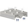 Centrální digestoř skříňová rekuperačně – indukční 3600x2400x450 mm | STALGAST, 9821724360 inox