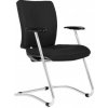 Konferenčná stolička Gala čierna D2 - 1 kus - 1 KS - čalúnené - textília (PES, POP, PAN) - dopredaj - 47 - áno - rokovacia stolička - 5 - 8 hodiny - Antares - 60 mesiacov - Antares Gala - Čierna - 120