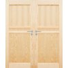 ArchoD - Dvojkrídlové drevené dvere dyhované z borovice Halifax