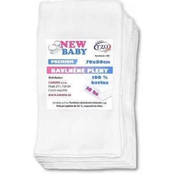 New Baby bavlnené Premium 70 x 80 10 ks