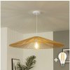 | Brilagi - LED luster na lanku CERIA BOHO 1xE27/40W/230V pr. 90 cm hnedá | EG300171+EG781109