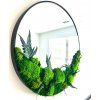 Machové zrkadlo s Guľatým machom a rastlinami
