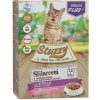 Agras Delic Stuzzy Cat Shreds Multipack Sterilized trhané teľacie a bravčové mäso 12x85g