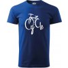 Cycle bicykel - Klasické pánske tričko vyššej gramáže - L ( Kráľovská modrá )