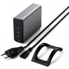 Satechi GaN Charger Štvornásobná nabíjačka sieťová 165W, 4x USB-C Space (ST-UC165GM-EU)