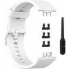 BStrap Silicone remienok na Huawei Watch Fit, white (SHU005C02)