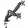 CONNECT IT TwinArm stolní držák na 2 monitory, záruka 30 let, ČERNÝ (CMF-3207-BK)