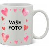 FOTOpošta Hrnček s fotkou rámik SRDCE 3 350 ml FOTOposta