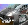 Deflektory - Peugeot 3008 2008-2016 (+zadné)