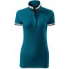 MALFINI PREMIUM COLLAR UP 257 / Dámska polokošeľa - petrolejová S