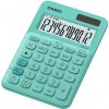 Casio Kalkulačka MS 20 UC GN, tyrkysová, dvanásťmiestna, duálne napájanie (MS 20 UC GN)