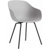 HAY Stolička AAC 226 Black Powder Coated Steel, concrete grey