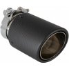 KITT Professional Exhaust Systems Universal Exhaust Muffler Tip Carbon Fiber Matte Finish Inlet 6.8cm / 2.67inch