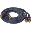 2x2 RCA kábel s 1,5m HQ pozlátenými konektormi.