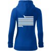 Jazvečík dlhý - Mikina dámska trendy zipper s kapucňou - S ( Kráľovská modrá )