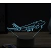 Beling 3D lampa,boeing 747, 16 farebná ULA24
