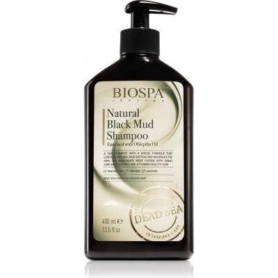 Sea of Spa Bio Spa Natural Black Mud vyživujúci šampón pre vlasy bez vitality 400 ml