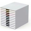 DURABLE Zásuvkový box, plastový, 10 zásuviek, DURBALE 