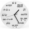 Matematické hodiny klasik Barva: Bílá