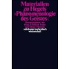 Materialien zu Hegels »Phänomenologie des Geistes« (Hans Friedrich Fulda,Dieter Henrich,Georg Wilhelm Friedrich Hegel)(Brožovaná)