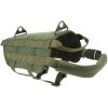 ANAREUS Taktická vesta/postroj pro psa - Zelená - L