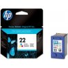 HP 22 Tri-color Ink Cart, 5 ml, C9352AE (165 pages) C9352AE#UUQ