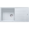 Franke Basic BFG 611, 970x500 mm, fragranitový drez, biela ľad 114.0285.303