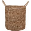 Košík s ušami z morskej trávy prírodná, pr. 30 x 32 cm