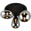 Trio T617030332 prisadené stropné svietidlo LUMINA | 10W E14 | čierna | dymová
