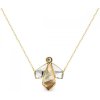 Náhrdelník zlatý so Swarovski Elements Falena NKFG47313GSC Gold Shadow