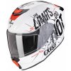 Dětská moto přilba SCORPION EXO-JNR AIR BOUM bílo/černá - Velikost YS