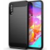 Puzdro Carbon Lux TPU Samsung Galaxy A70/A70s - čierne