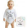 Body s potlačou New Baby Tati, to dáš! - darčekové balenie - 86 (12-18m)